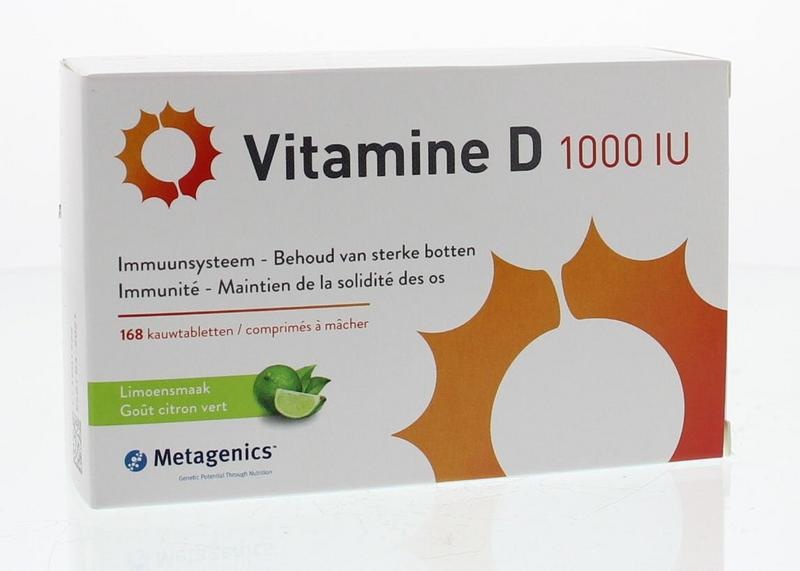 Metagenics Metagenics Vitamine D 1000IU (168 tab)