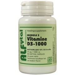 Alfytal Vitamine D3-1000 (90 Softgels)