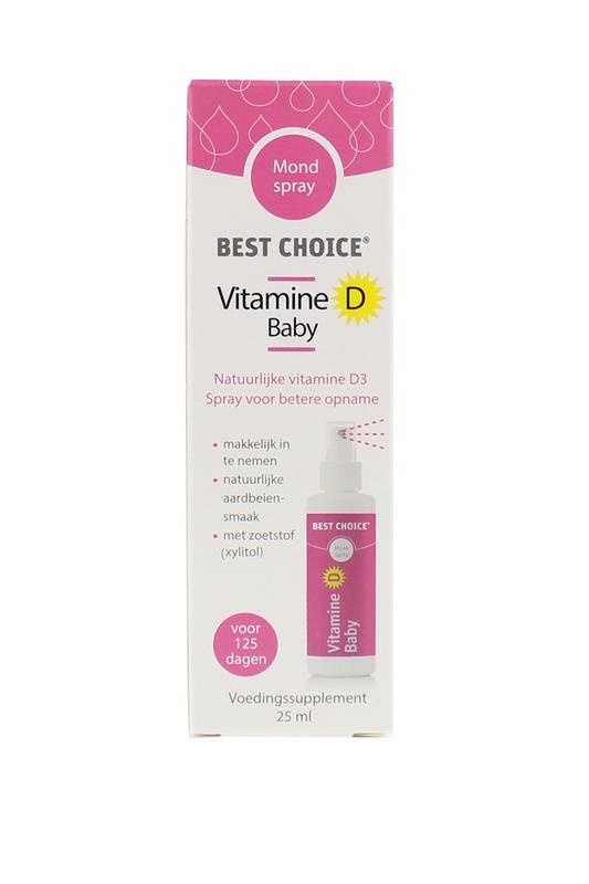 Best Choice TS Choice Vitaminespray vitamine D baby (25 ml)