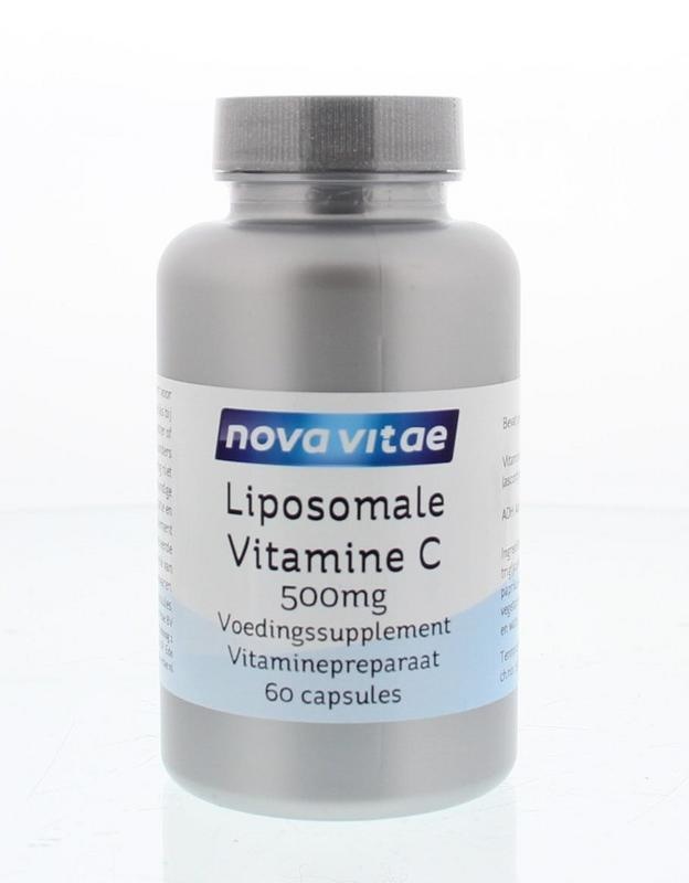 Nova Vitae Nova Vitae Liposomaal vitamine C caps (60 vega caps)