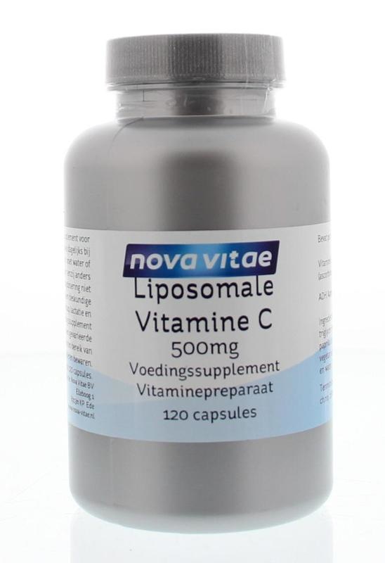 Nova Vitae Nova Vitae Liposomaal vitamine C caps (120 vega caps)