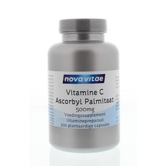 Nova Vitae Vitamine C ascorbyl palmitaat 500 mg (100 vega caps)