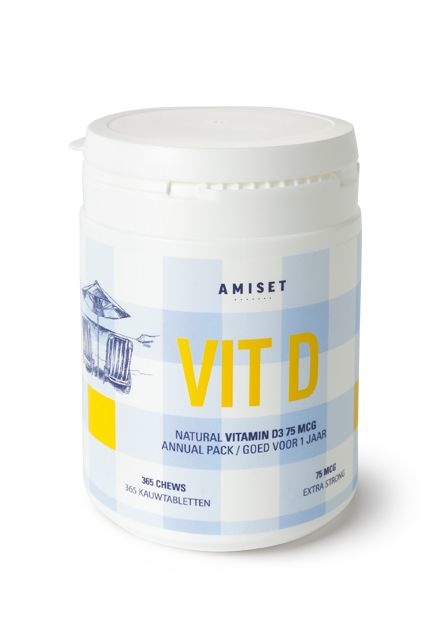 Amiset Amiset Vitamine D3 75mcg (365 st)