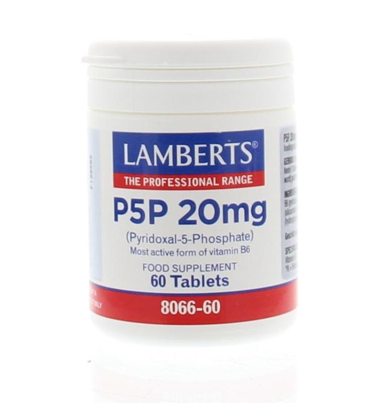 Lamberts Lamberts Vitamine B6 (P5P) 20mg (60 tab)