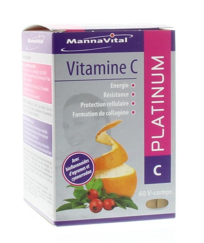 Mannavital Mannavital Vitamine C platinum (60 tab)
