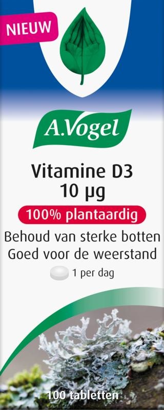 A Vogel A Vogel Vitamine D3 10ug (100 tab)