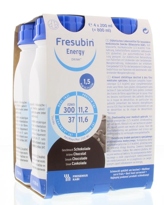 Fresubin Fresubin Energy drink chocolate 200ml (4 st)