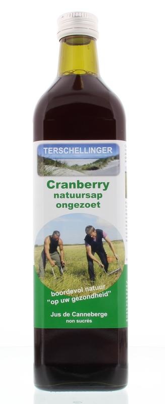 Terschellinger Terschellinger Cranberrysap puur ongezoet (750 ml)