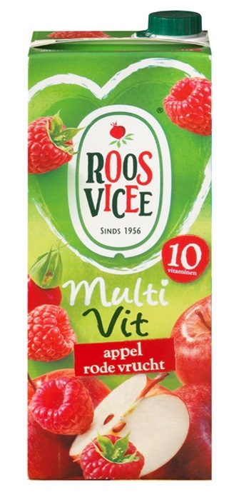 Roosvicee Multi vit appel/rode vruchten (1500 ml)