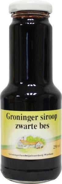Groninger Zwarte bessensiroop (250 ml)