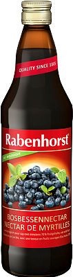 Rabenhorst Rabenhorst Bosbessen/blauwe bes nektar bio (750 ml)