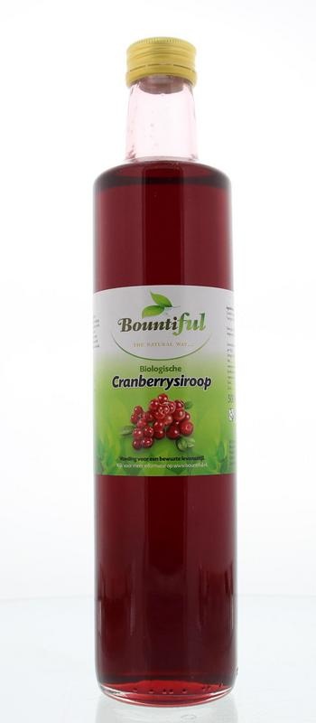 Bountiful Bountiful Cranberrysiroop bio (500 ml)