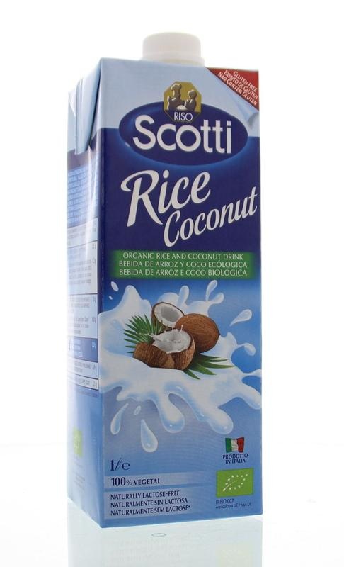 Riso Scotti Riso Scotti Rice drink coconut bio (1 ltr)