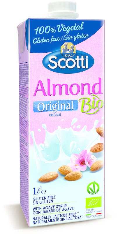 Riso Scotti Riso Scotti Almond drink sweet bio (1 ltr)