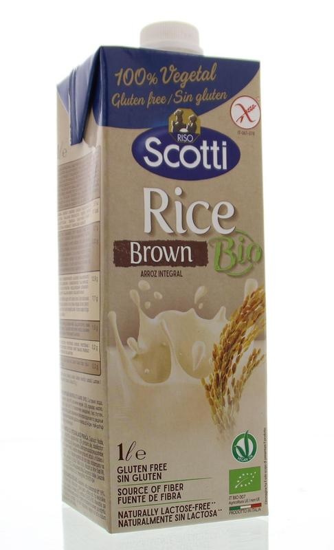 Riso Scotti Rice drink brown (1 liter)
