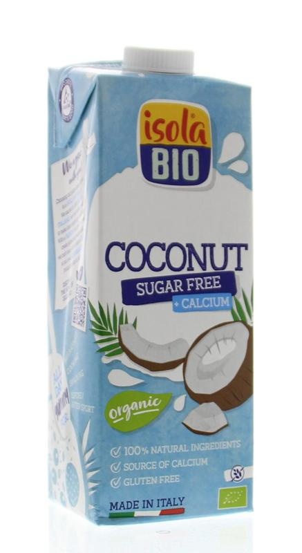 Isola Bio Isola Bio Kokosdrink met calcium suikervrij bio (1 ltr)