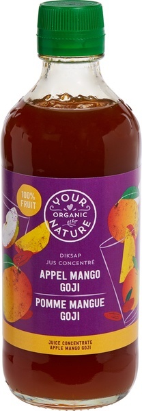 Your Organic Nat Your Organic Nat Diksap appel mango goji bio (400 ml)