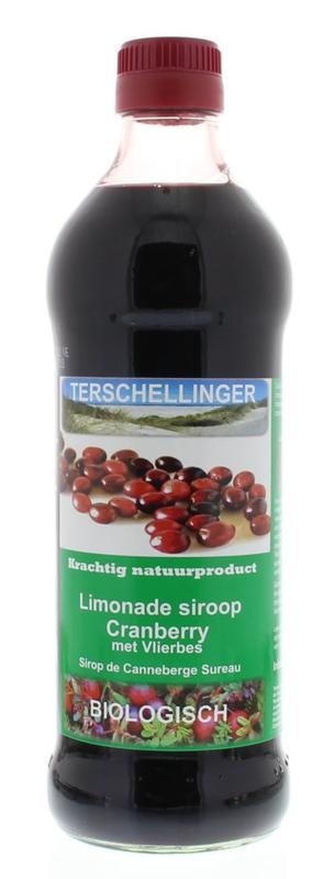 Terschellinger Terschellinger Cranberry-vlierbes siroop bio (500 ml)