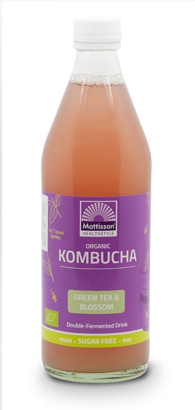 Mattisson Mattisson Kombucha green tea - blossom bio (500 ml)