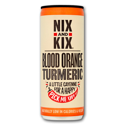 Nix & Kix Nix & Kix Blood orange turmeric blik (250 ml)