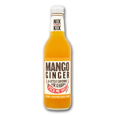 Nix & Kix Mango ginger flesje (330 ml)