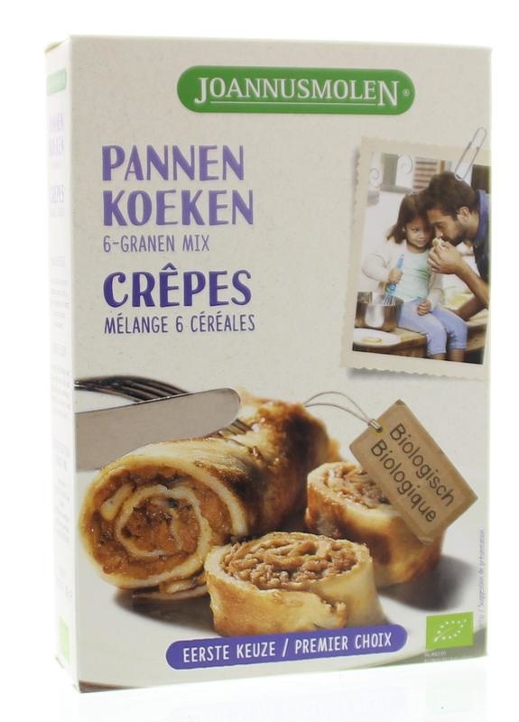 Joannusmolen Joannusmolen Pannenkoekmix 6 granen bio (300 gr)