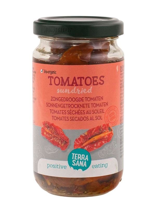 Terrasana Terrasana Tomaten zongedroogd in olijfolie bio (180 gr)