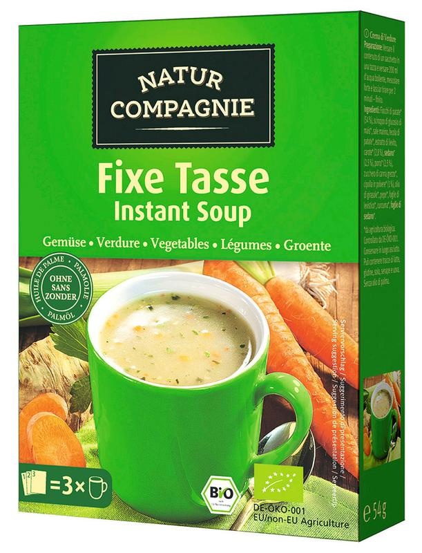 Natur Compagnie Natur Compagnie Snack soep groente bio (54 gr)