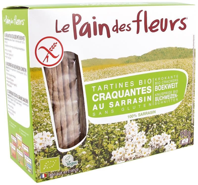 Pain Des Fleurs Pain Des Fleurs Boekweit crackers bio (150 gr)