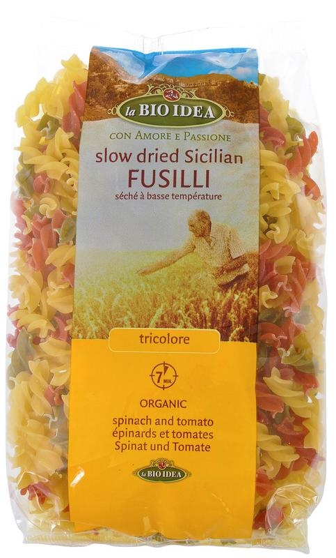 Bioidea Bioidea Fusilli tricolore spirelli bio (500 gr)