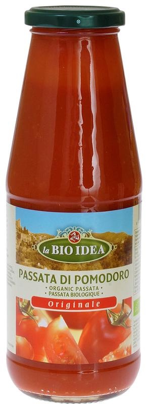 Bioidea Bioidea Passata gezeefde tomaten bio (680 gr)