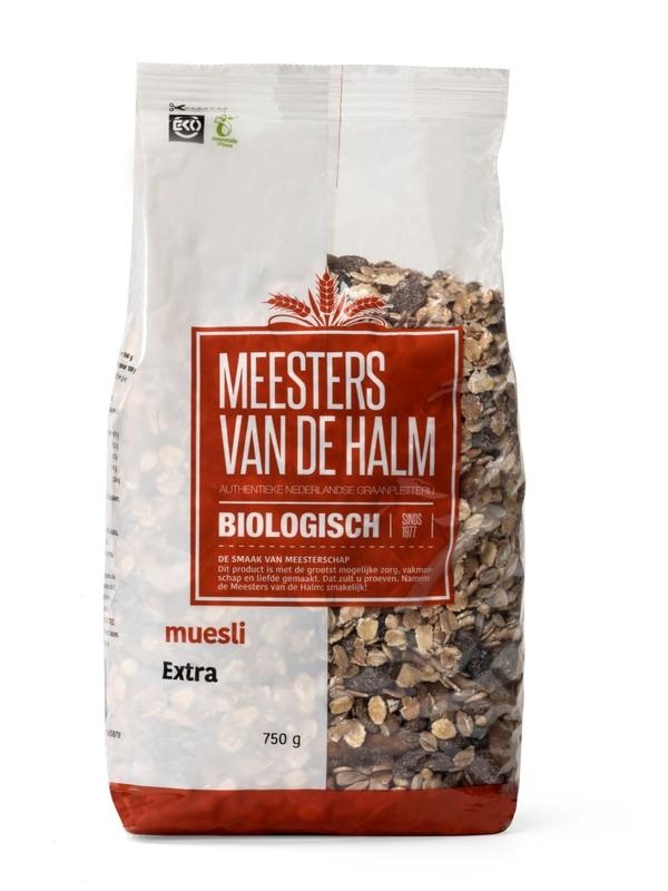 De Halm De Halm Muesli extra bio (750 gr)