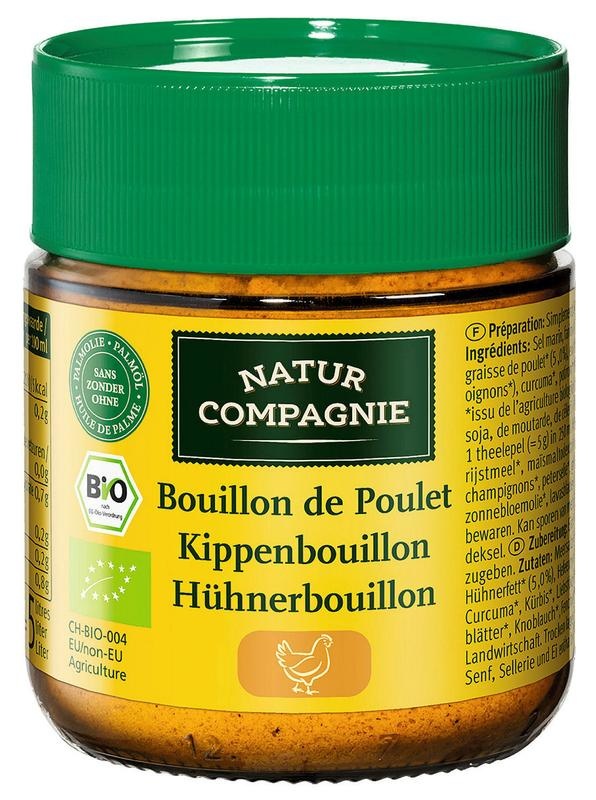 Natur Compagnie Natur Compagnie Kippenbouillon bio (100 gr)