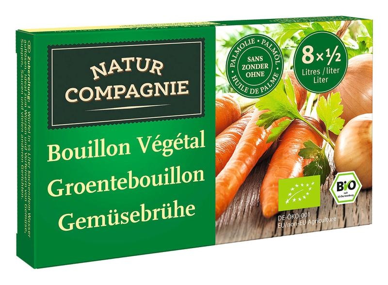 Natur Compagnie Natur Compagnie Groentebouillonblokjes met zout bio (84 gr)