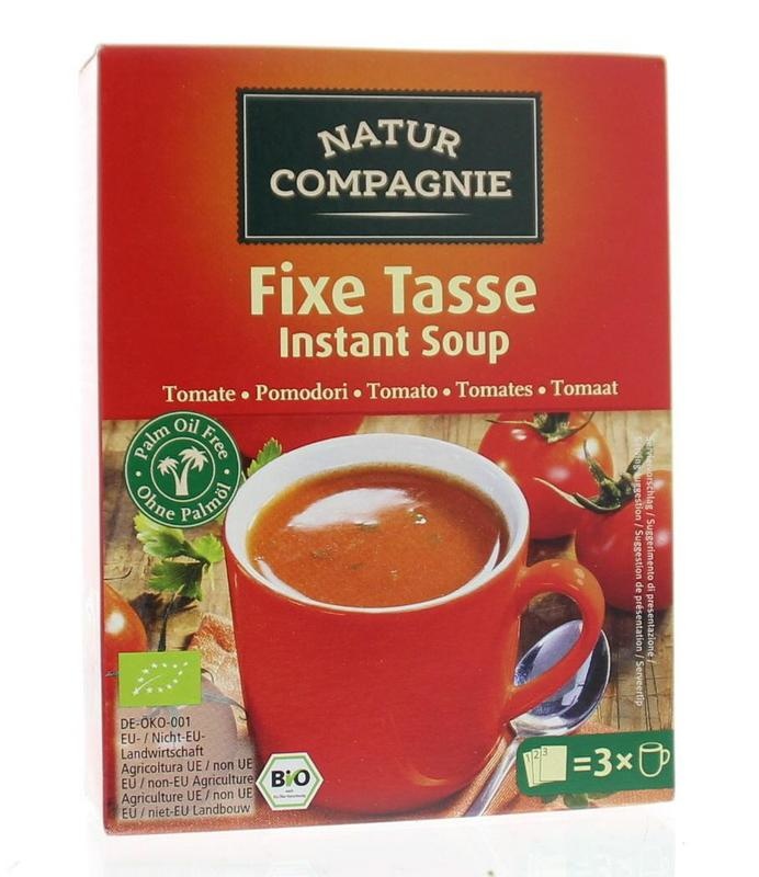 Natur Compagnie Natur Compagnie Fixe tasse instant soep tomaat bio (60 gr)