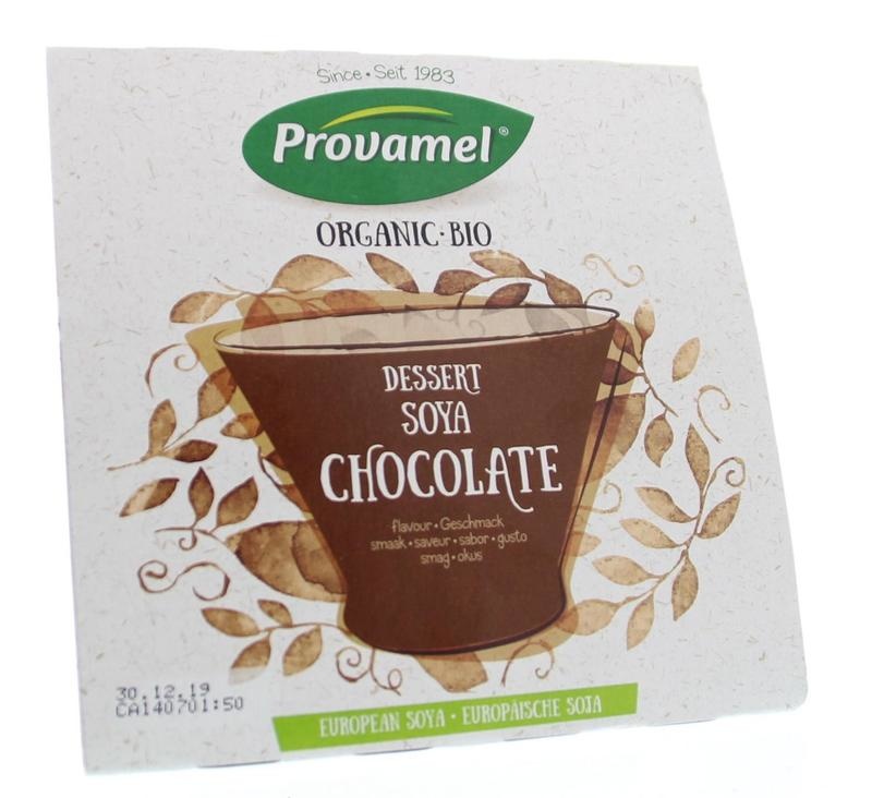 Provamel Provamel Dessert choco rietsuiker 125 gr bio (4 st)