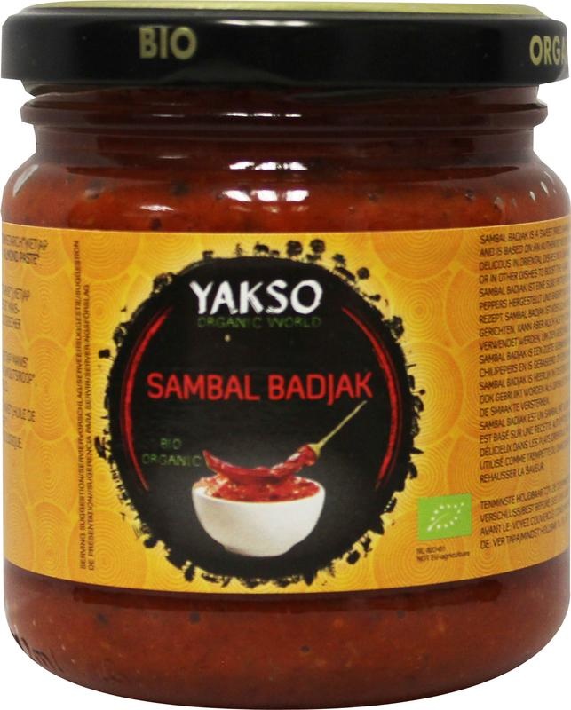 Yakso Yakso Sambal badjak bio (200 gr)