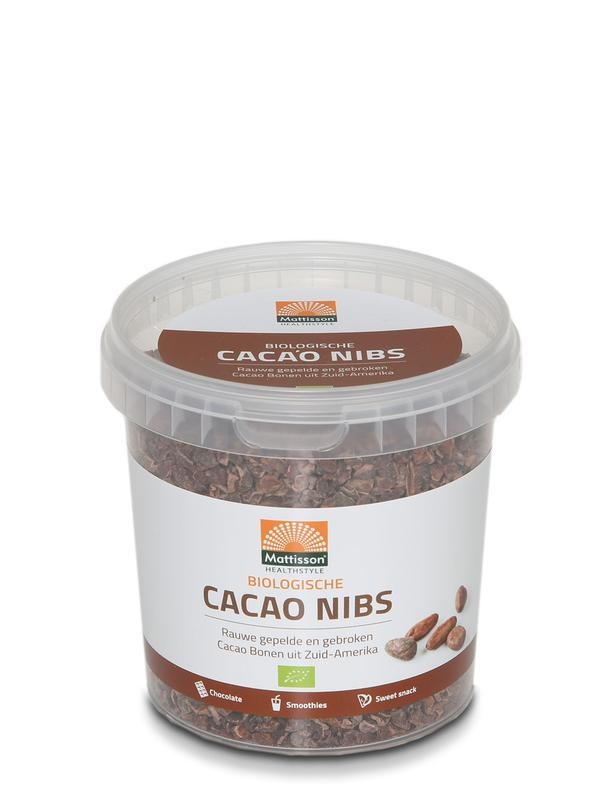 Mattisson Mattisson Cacao nibs raw bio (400 gr)