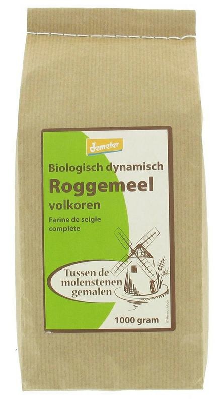 Hermus Hermus Roggemeel volkoren demeter bio (1 Kilogr)