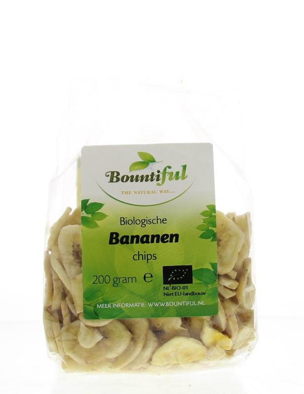 Bountiful Bountiful Bananen chips bio (200 gr)