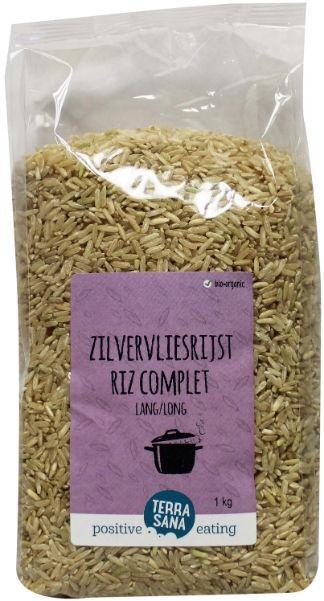 Terrasana Terrasana Zilvervliesrijst lang bio (1 Kilogr)