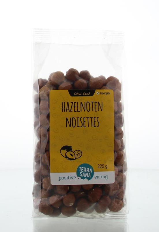 Terrasana Terrasana RAW Hazelnoten bruin gepeld bio (225 gr)