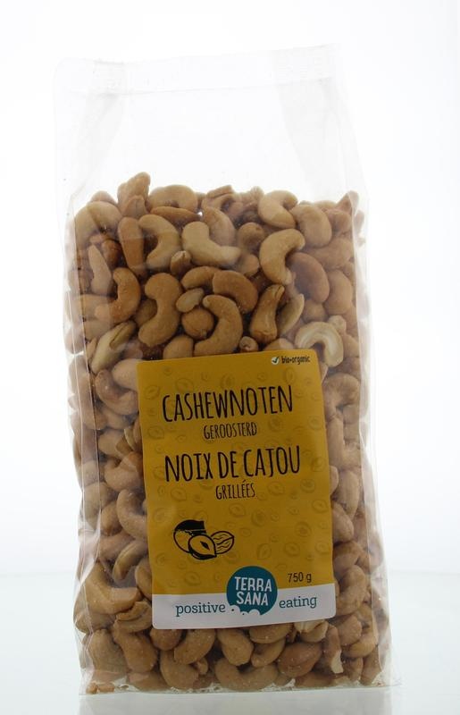 Terrasana Terrasana Cashewnoten geroosterd zonder zout bio (750 gr)