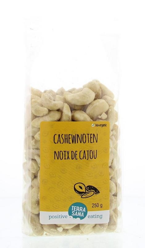 Terrasana Terrasana Cashewnoten ongeroosterd zonder zout bio (250 gr)