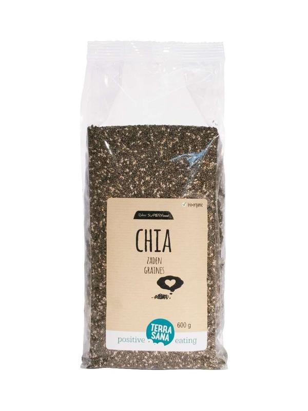 Terrasana Terrasana RAW Chia zaad zwart bio (600 gr)