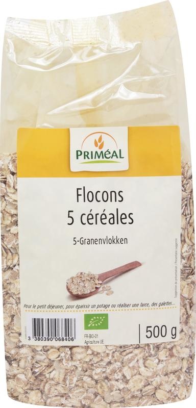 Primeal Primeal Cereals 5 flakes bio (500 gr)