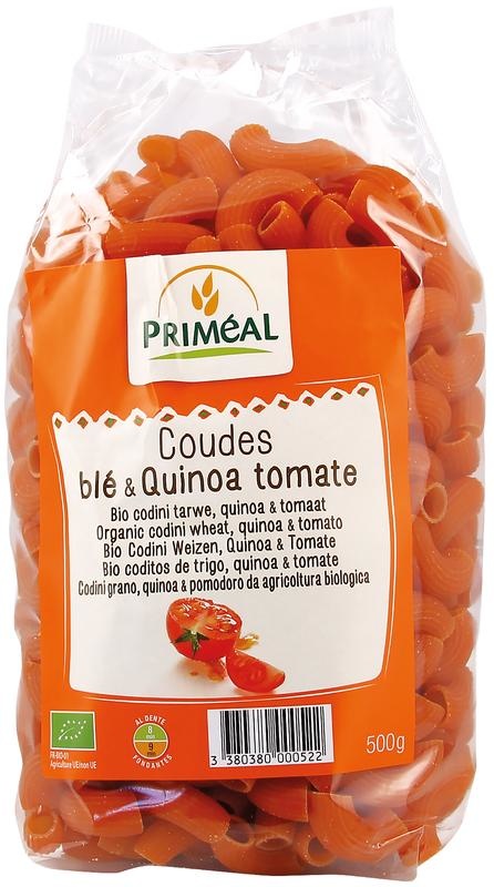 Primeal Primeal Organic codini tarwe quinoa tomaat bio (500 gr)