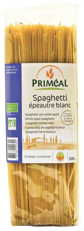 Primeal Primeal Spelt spaghetti wit bio (500 gr)