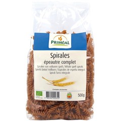 Primeal Spelt spiralen volkoren bio (500 gr)