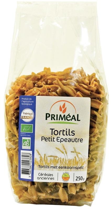 Primeal Primeal Fusilli tortils eenkoornspelt bio (250 gr)